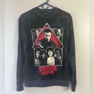Stranger Things Netflix unisex size small crew neck graphic sweatshirt